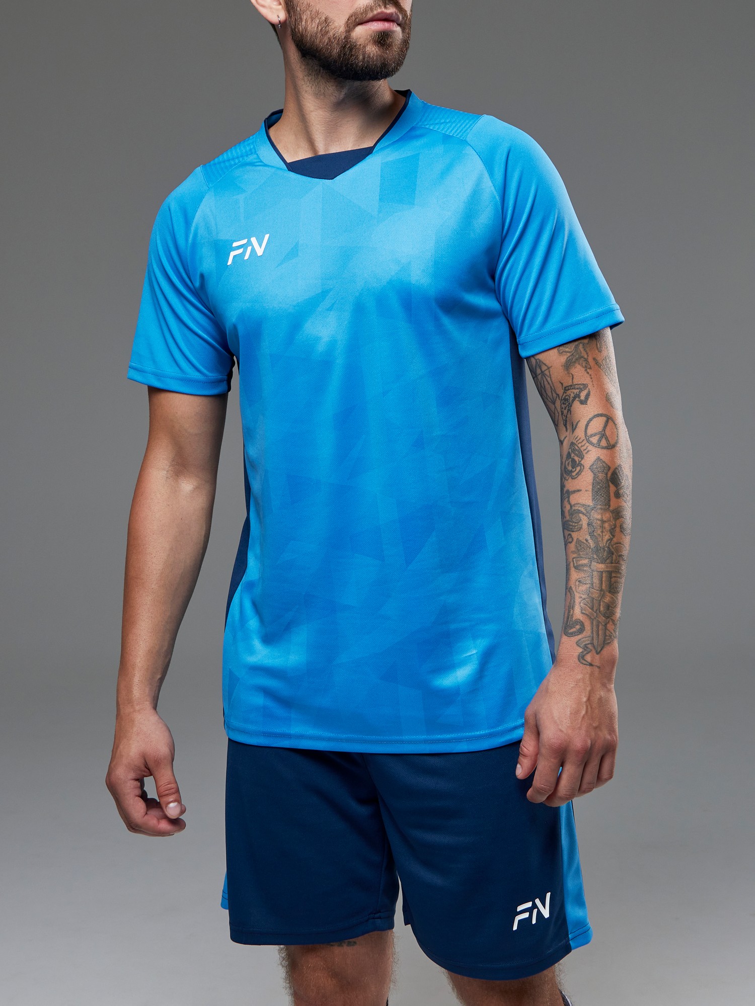 Футбольная форма FN Football Set (Light Blue/Blue)