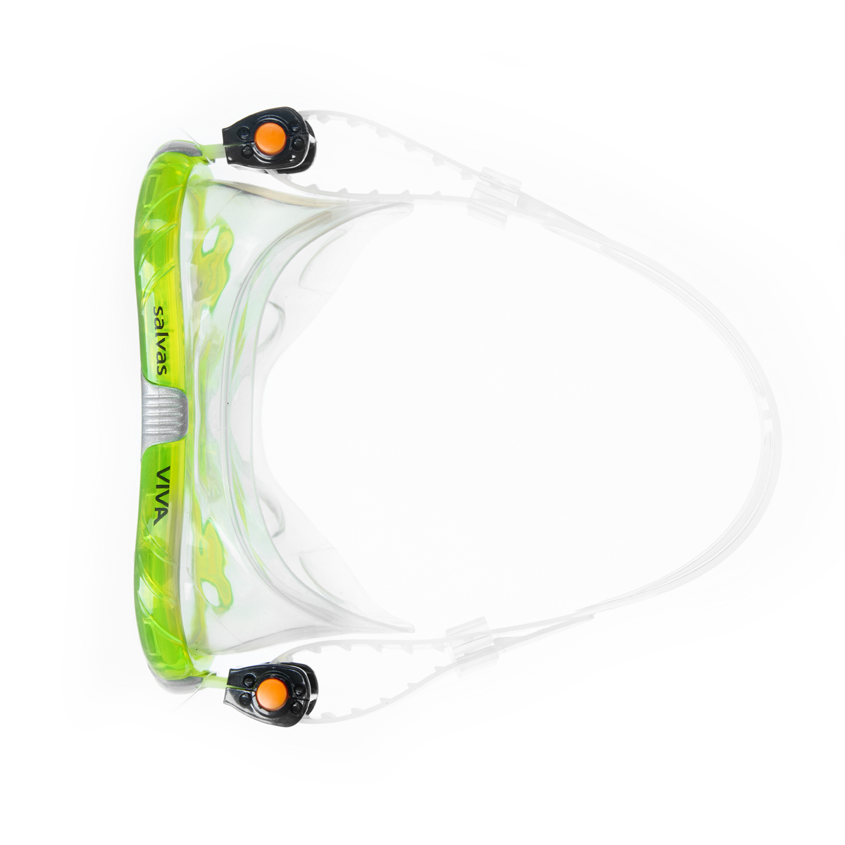 Маска для плав. Salvas Viva Sr Mask, CA535S1GYSTH,закален.стекло, силикон, р.Senior, желтый