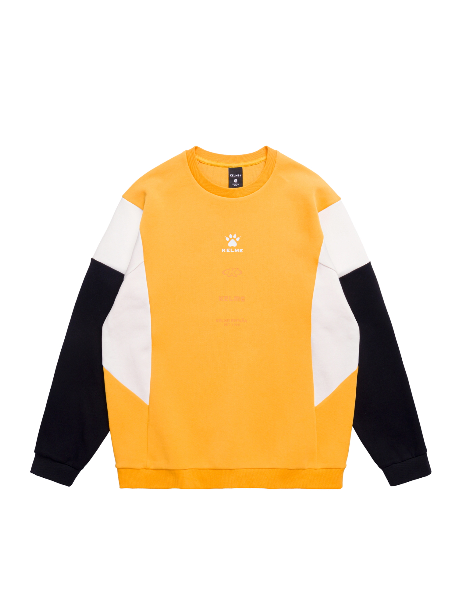 Свитшот KELME Round Neck Sweater Yellow