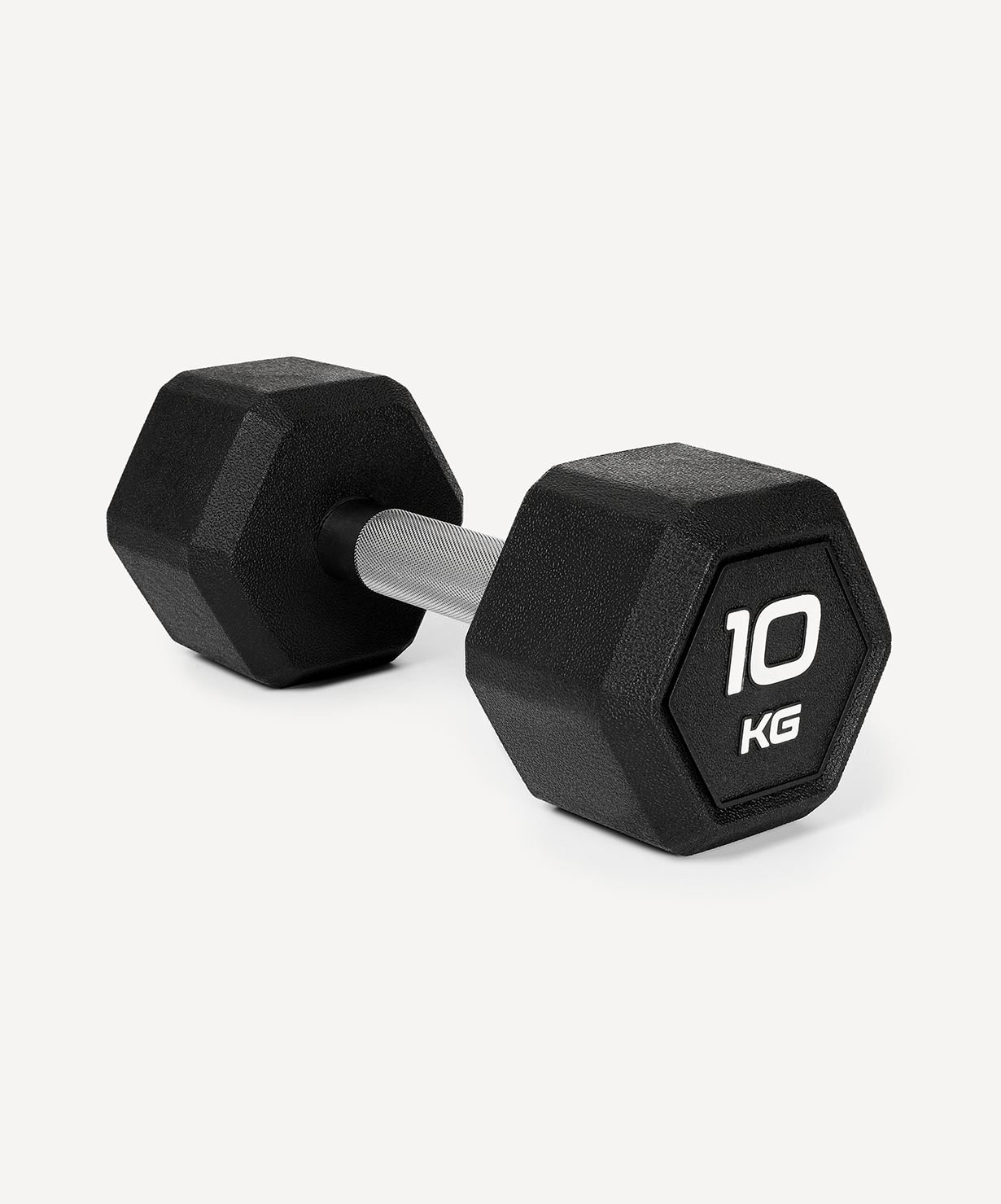 Гантель гексагональная STARFIT DB-301PRO 10 кг, обрезиненная, черный
