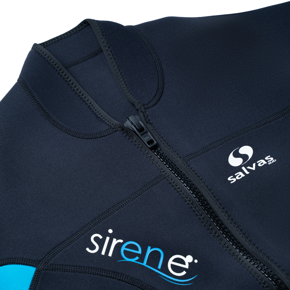 Гидрокостюм для плавания женский Salvas Shorty Sirene Lady, MS0060-M, р. M, неопрен, чёрн-гол