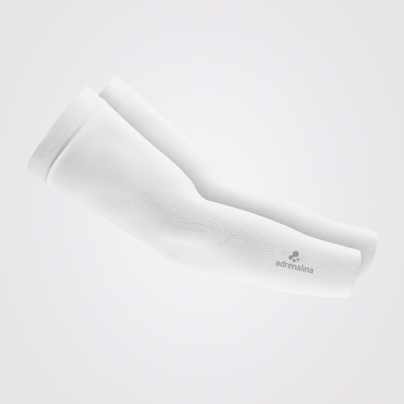 Нарукавник волейб. +ADRENALINA Echo MT4600-022, one size, полиамид, полиэстер, эластан, белый