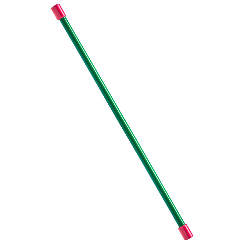 Палка гимнастическая (бодибар), MR-B03, вес 3кг, дл. 120 см, стальная труба, зеленый