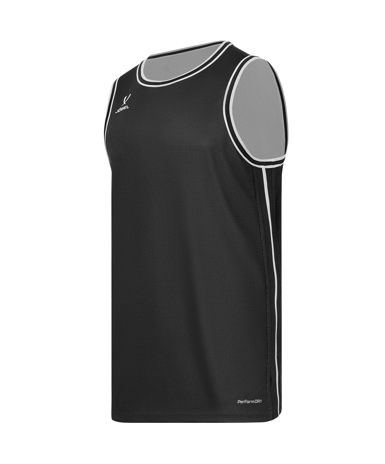 Майка двухсторонняя JOGEL DIVISION PerFormDRY Double-Side Jersey, темно-серый/белый