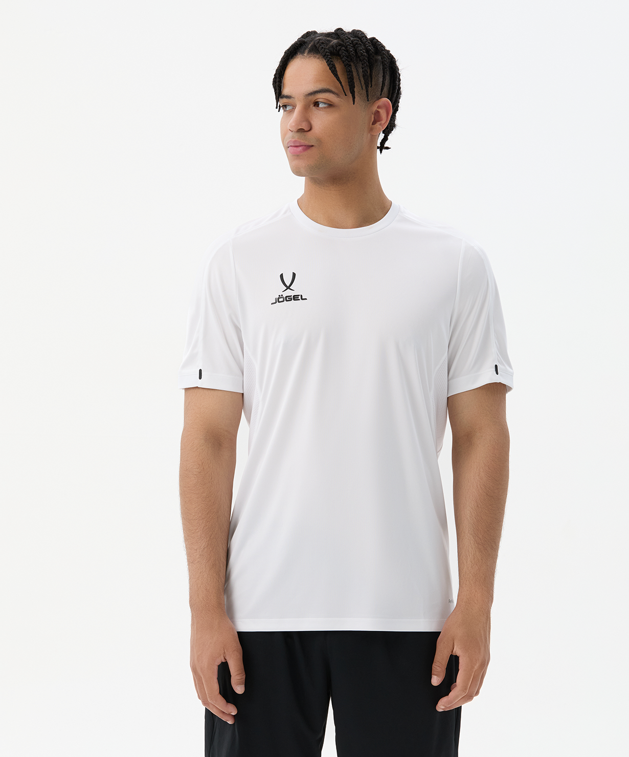 Футболка тренировочная JOGEL PREMIER PerFormDRY Training Poly Tee, белый, размер L