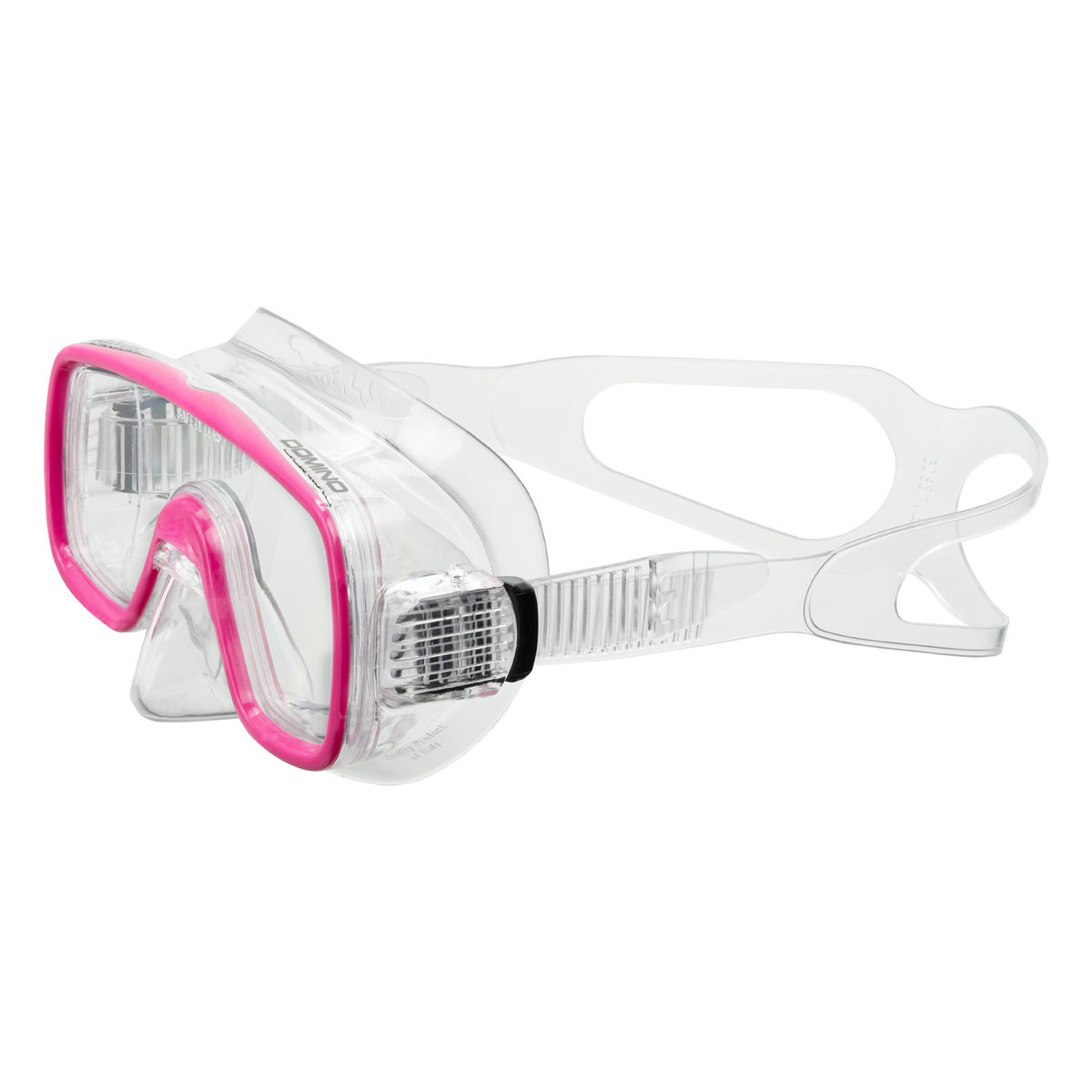 Маска для плав. Salvas Domino Jr Mask, CA105C1TFSTH, безопасн.стекло,Silflex, р. Junior, розов