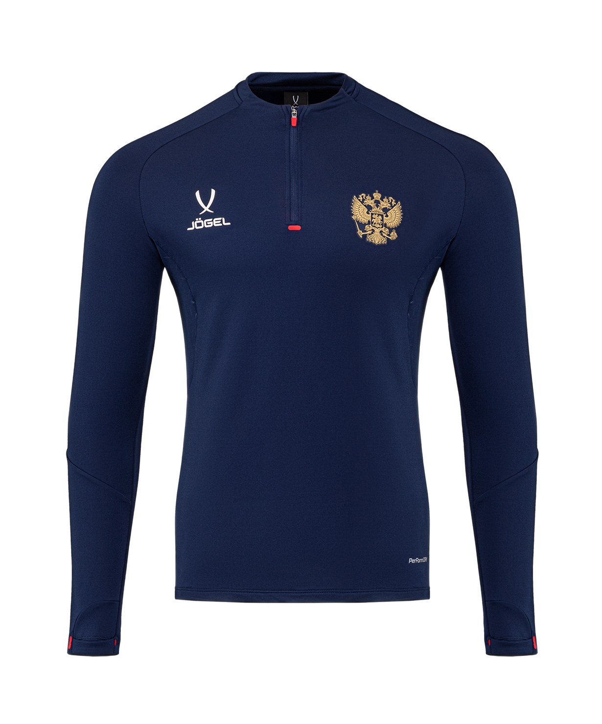 Джемпер тренировочный JOGEL NATIONAL PerFormDRY Training Zip Top, темно-синий, размер L