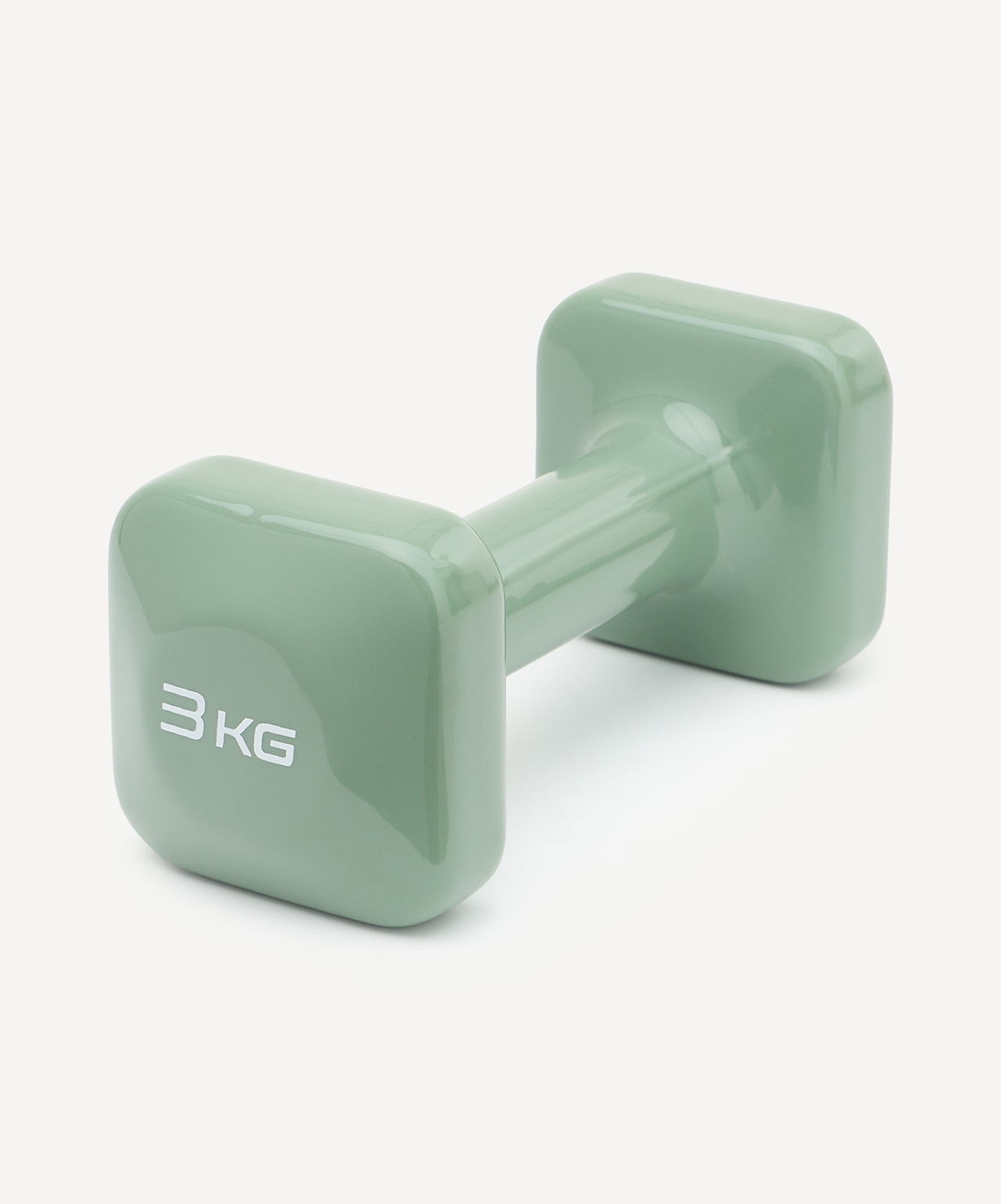 Гантель виниловая STARFIT DB-106 3 кг, квадратный, хвойный
