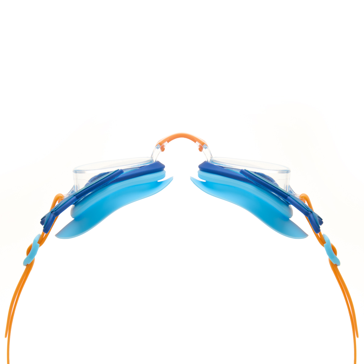 Очки детские для плав.TORRES Fun Kids, SW-32524BL, прозрач.линзы,синяя оправа, широкий рег.ремешок