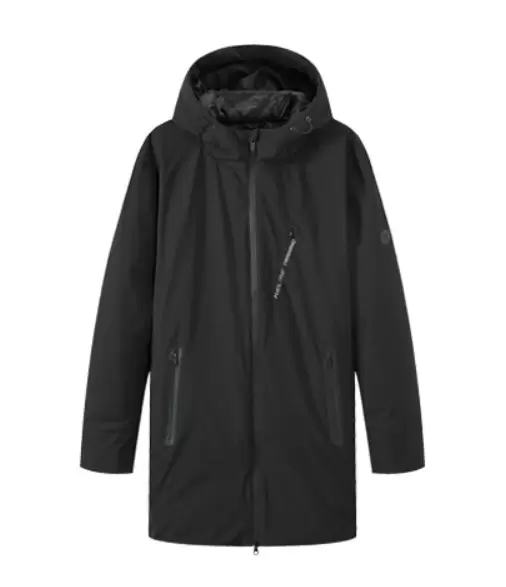 Пуховик KELME Men's Long Down Jacket Black