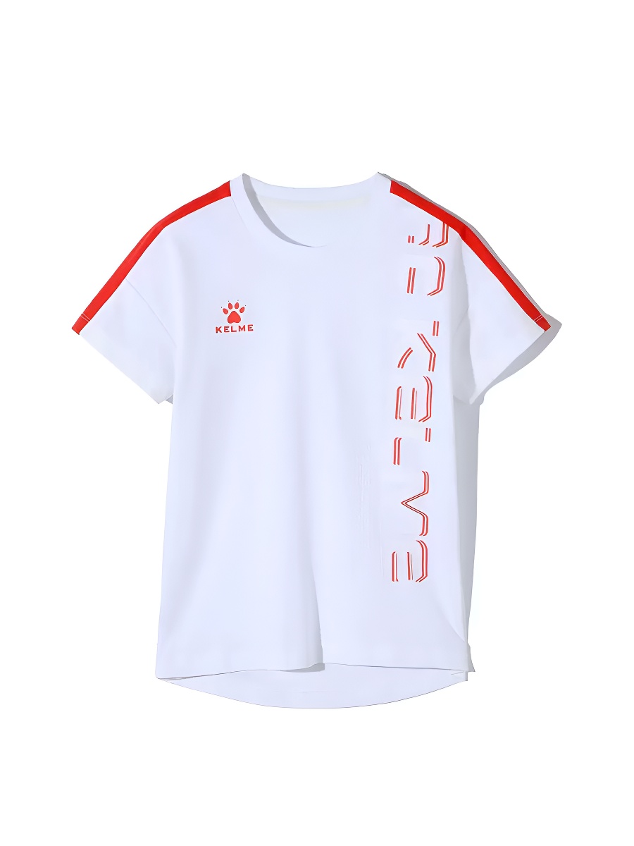 Детская футболка KELME Boys Short Sleeve T-Shirt White
