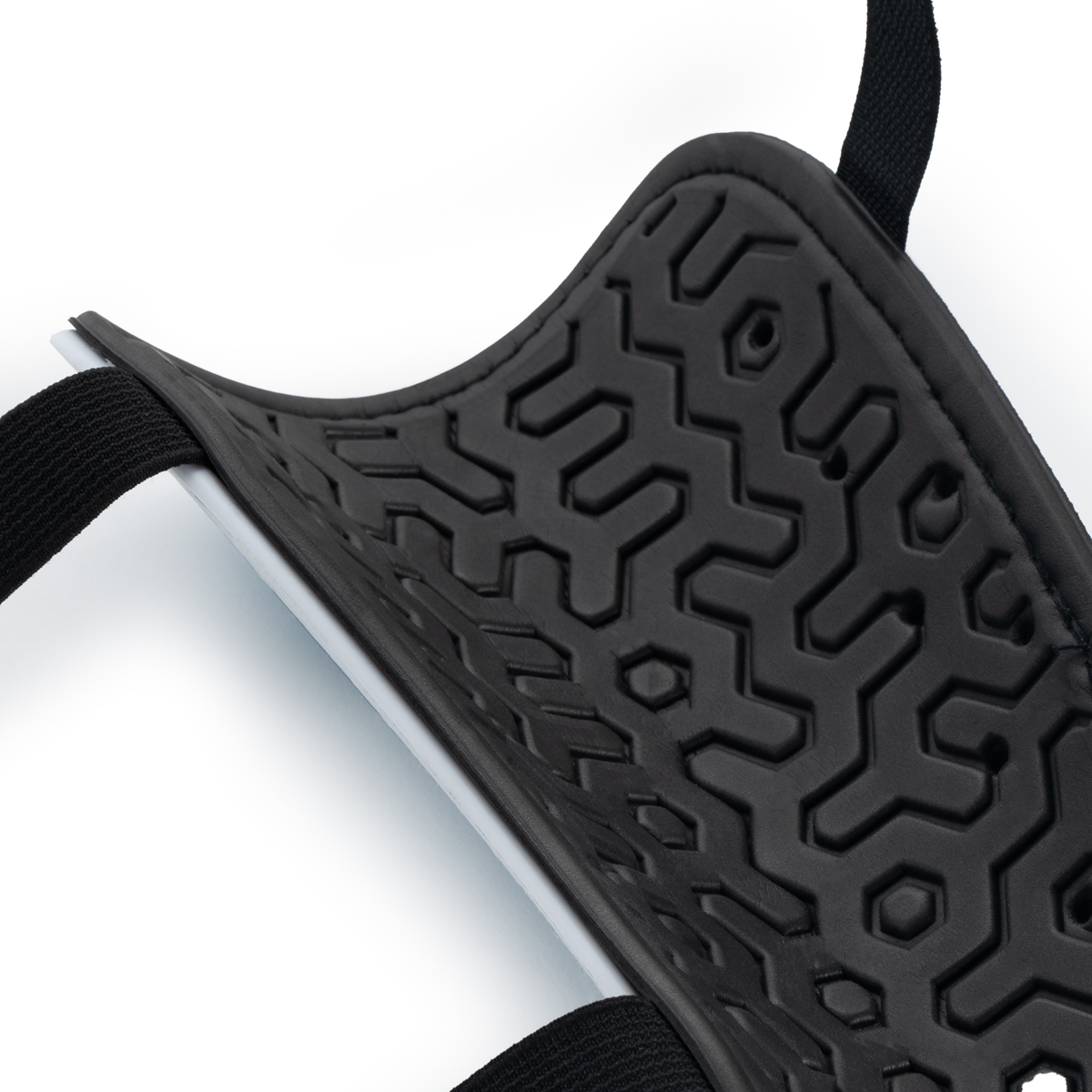 Щитки футбольные TORRES Match , FS2305S, р. S, без голеностопа, две заст. на лип, бело-голубой