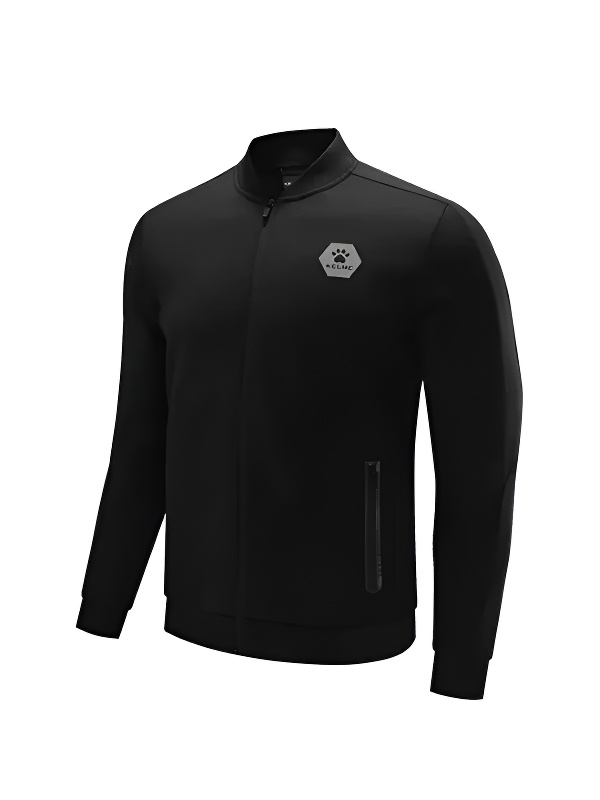 Бомбер KELME Men's Knitted Jacket Black