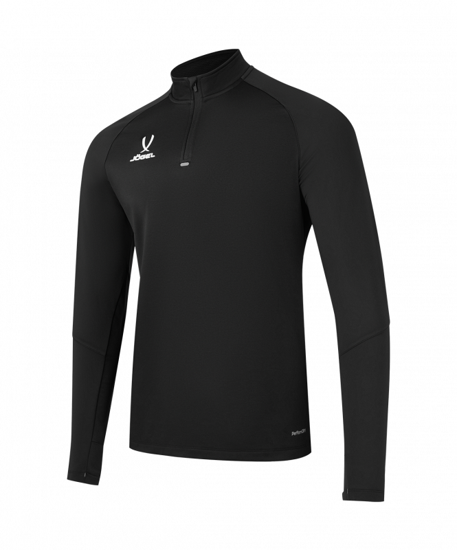 Джемпер тренировочный JOGEL PREMIER PerFormDRY Training 1/4 Zip Fleece Top, черный, размер L