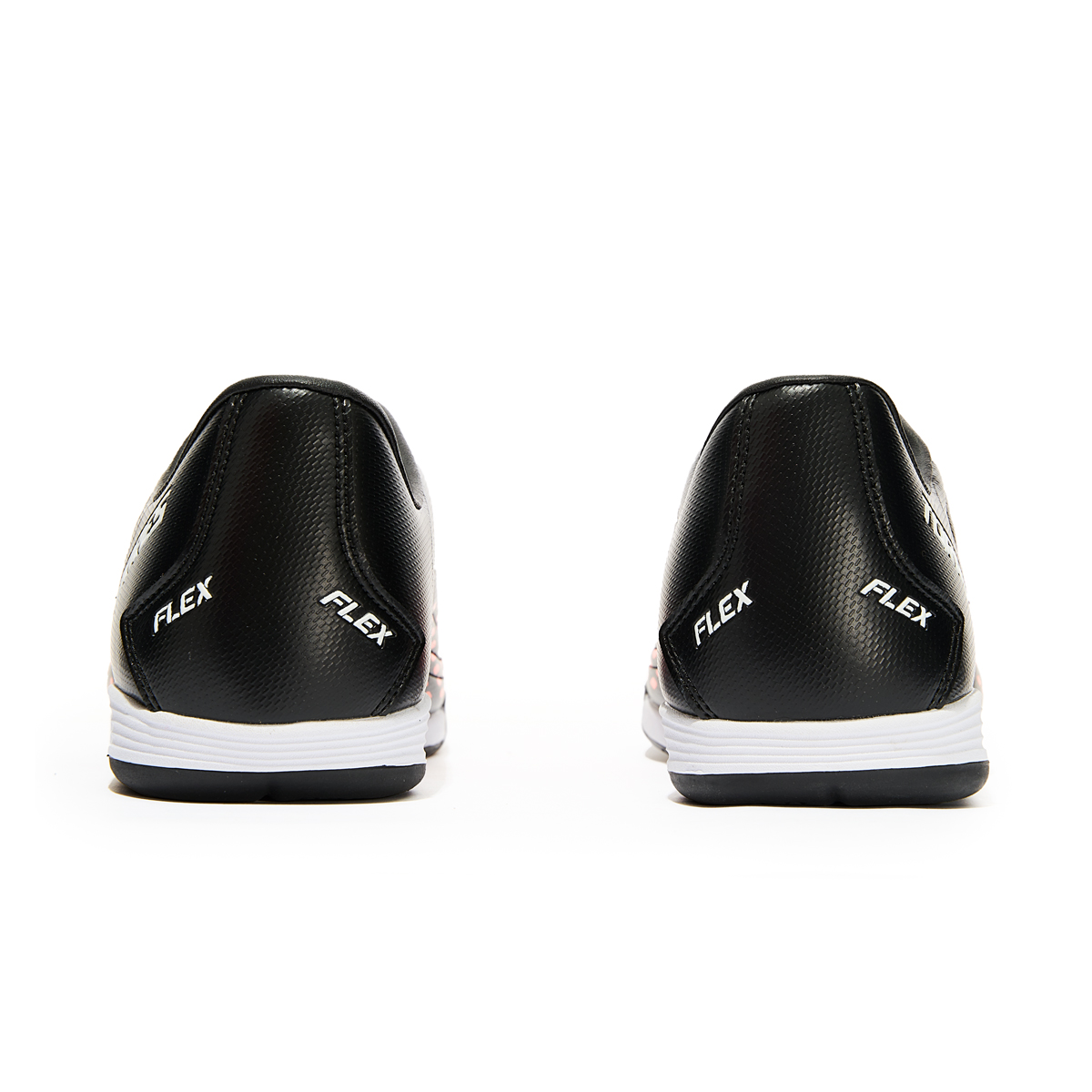 Бутсы зальные TORRES FLEX, TS134232-124-39, р.39, резина,ПУ,текстиль, чёрно-оранжевый