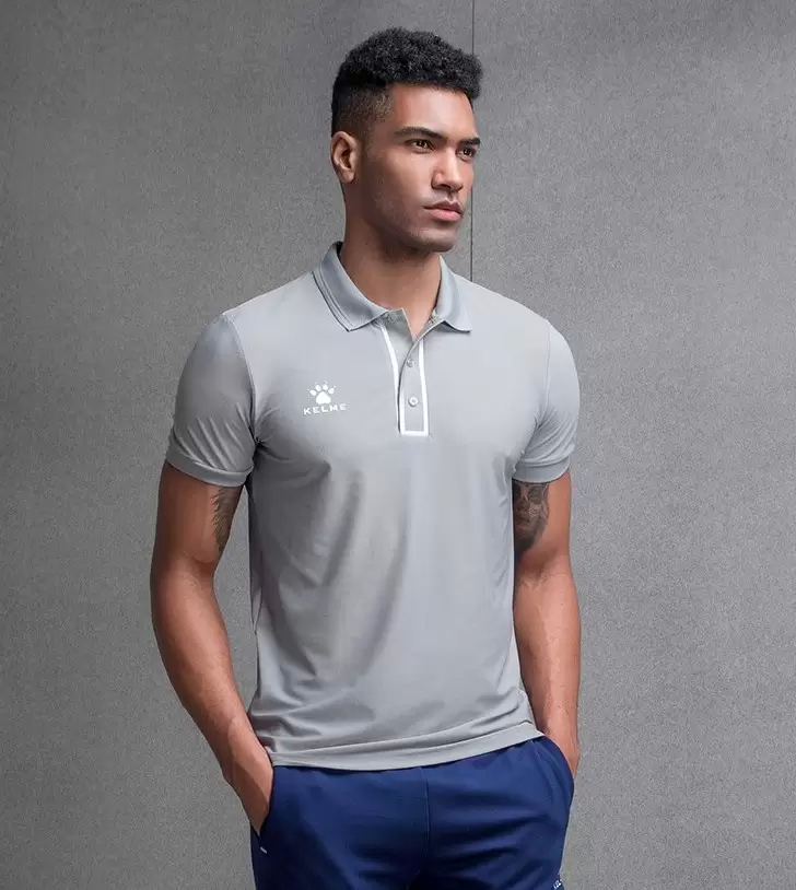 Футболка-поло KELME Polo Men Grey