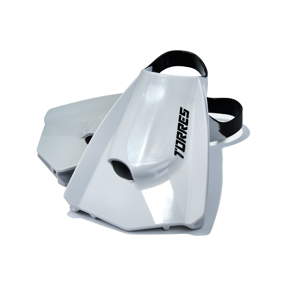 Ласты для бассейна профессиональные TORRES F03, SWF032401GR, р.EU 38-39 (S), серо-черный