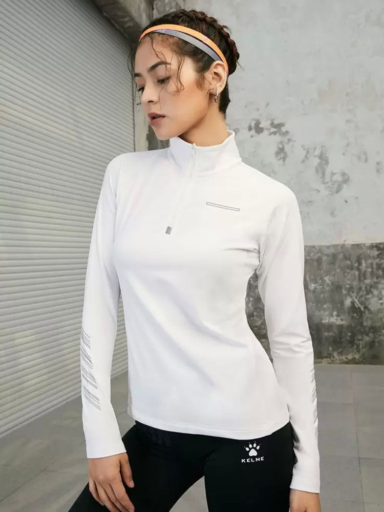 Олимпийка KELME Women's Long Sleeve T-Shirt White