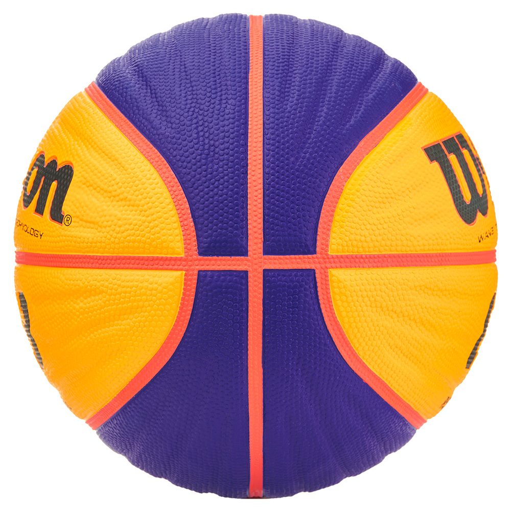 Мяч баск. WILSON FIBA3x3 Replica, WTB1033XB, р.6, резина, бутил. камера, желто-синий