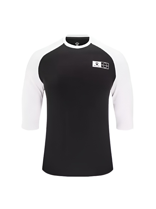 Футболка KELME Men's 3/4 Sleeve T-Shirt (Black/White)