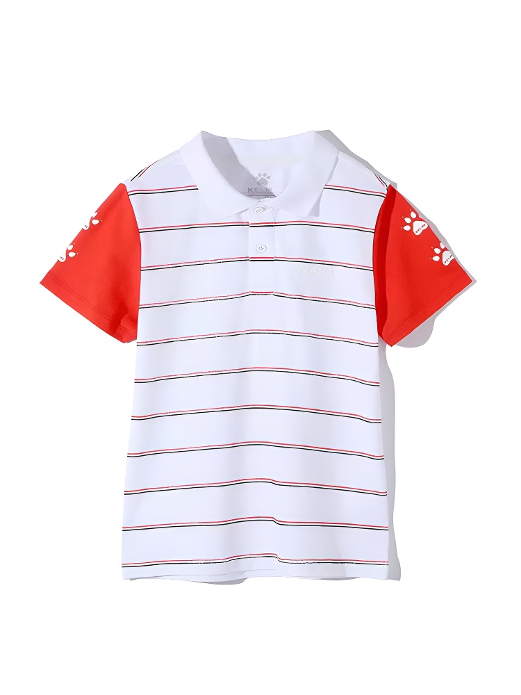 Детская футболка-поло KELME Boys Short Sleeve T-Shirt White