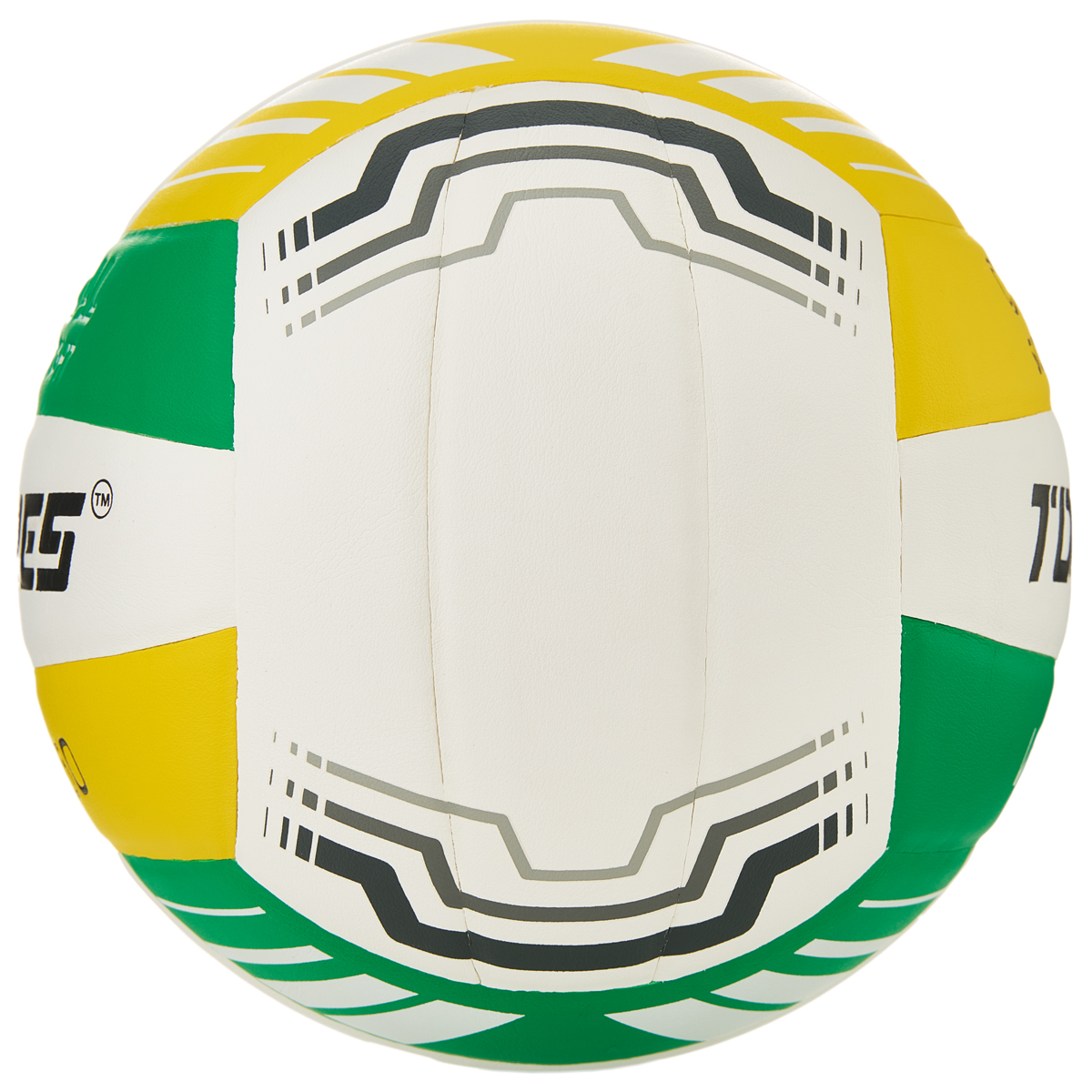 Мяч вол. TORRES VB 650, V32425, р.5, синт.кожа полиуретан, клееный, бут.кам, бел-зелено-желт