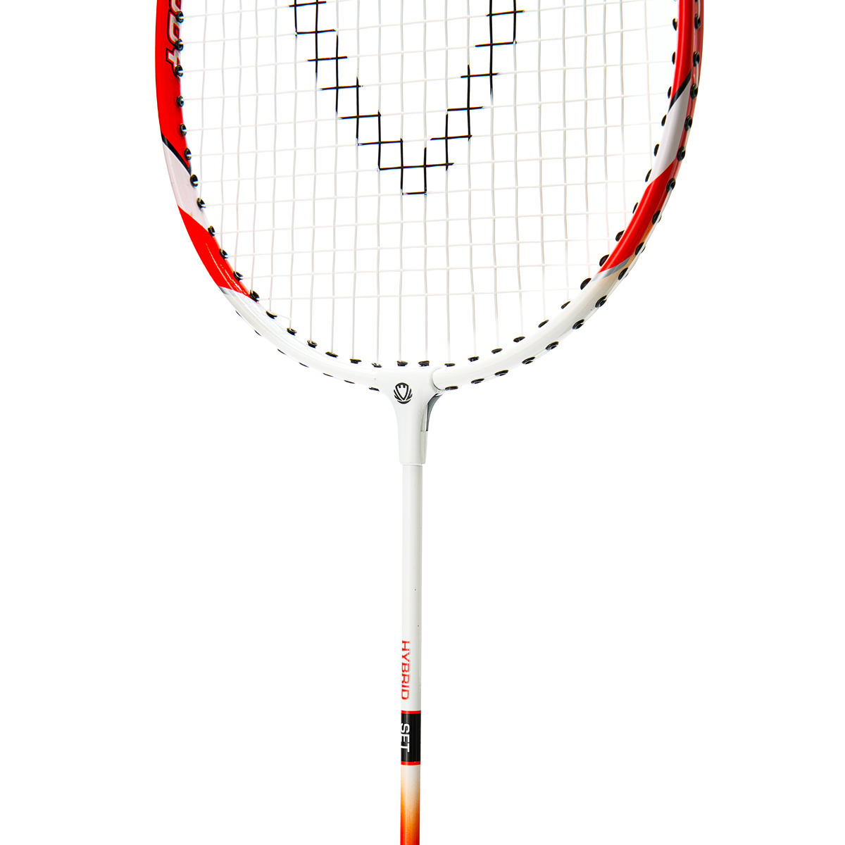 Набор для бадм. TORRES Hybrid Set, BD23505 для начинающ,стал. стерж, алюм. обод, со струнами, оранж