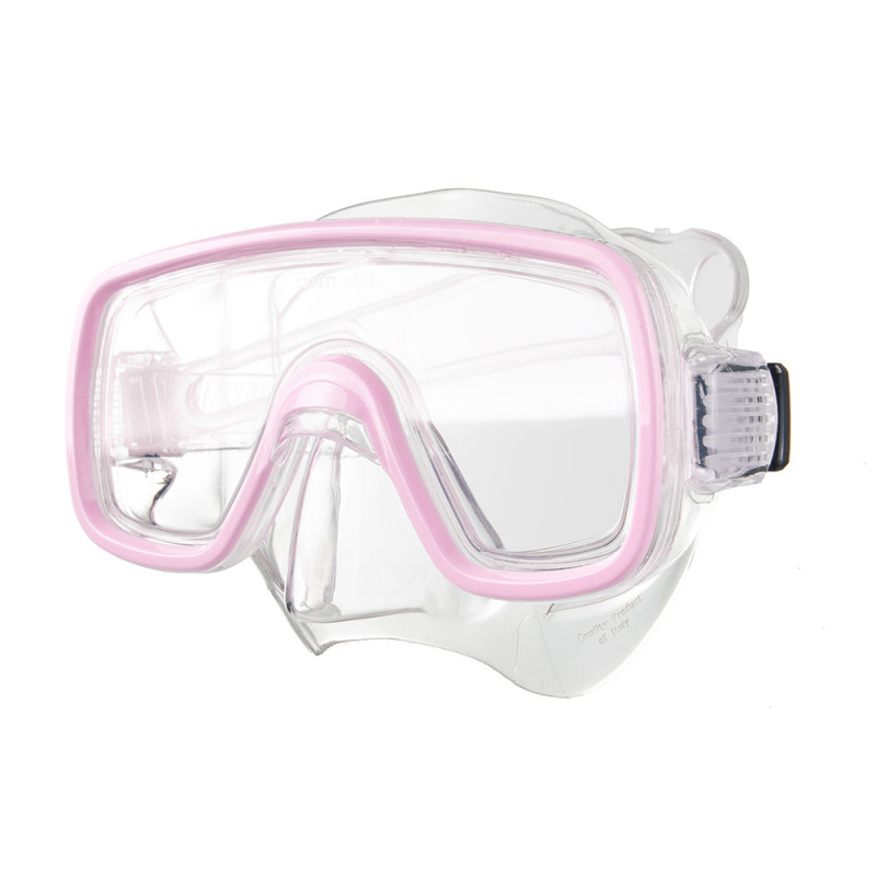 Маска для плав. Salvas Domino Jr Mask, CA105C1TFSTH, безопасн.стекло,Silflex, р. Junior, розов