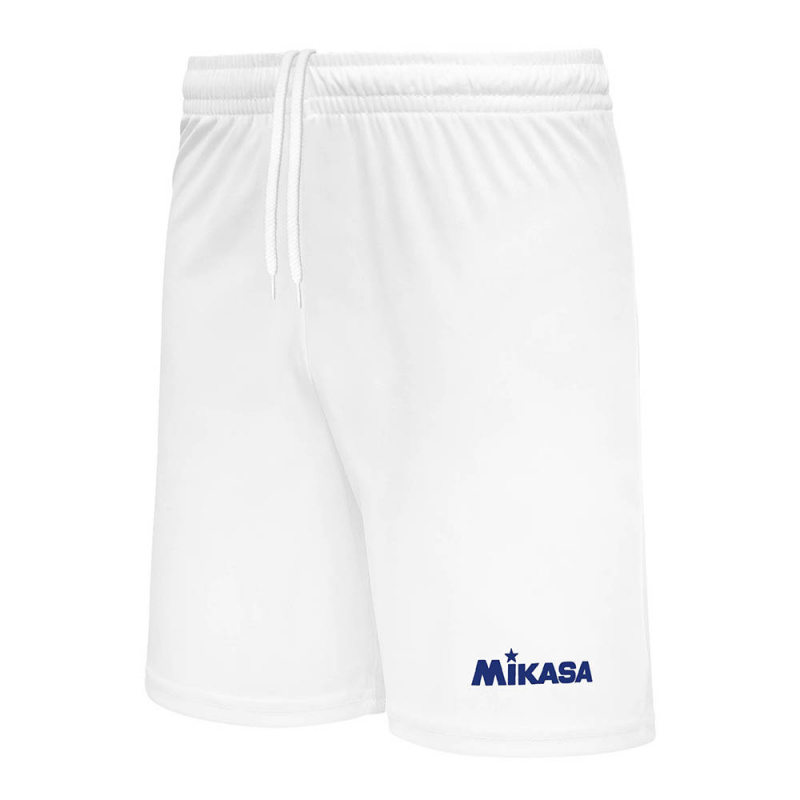 Шорты волейб. муж. MIKASA MT196-022-2XS, р.2XS, 100% полиэстер, белый