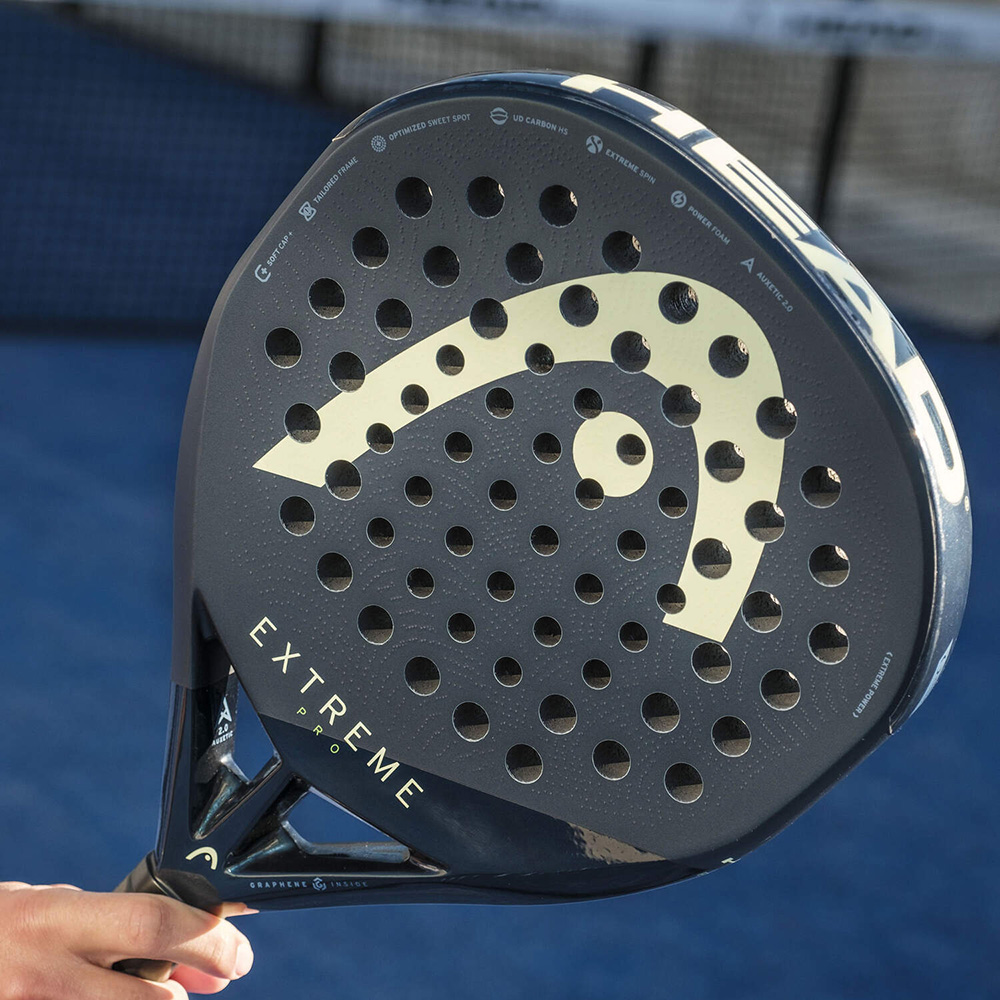 Ракетка для падела HEAD Extreme Pro 2025, 223125,для профессионалов, углородное волокно, темно-синий