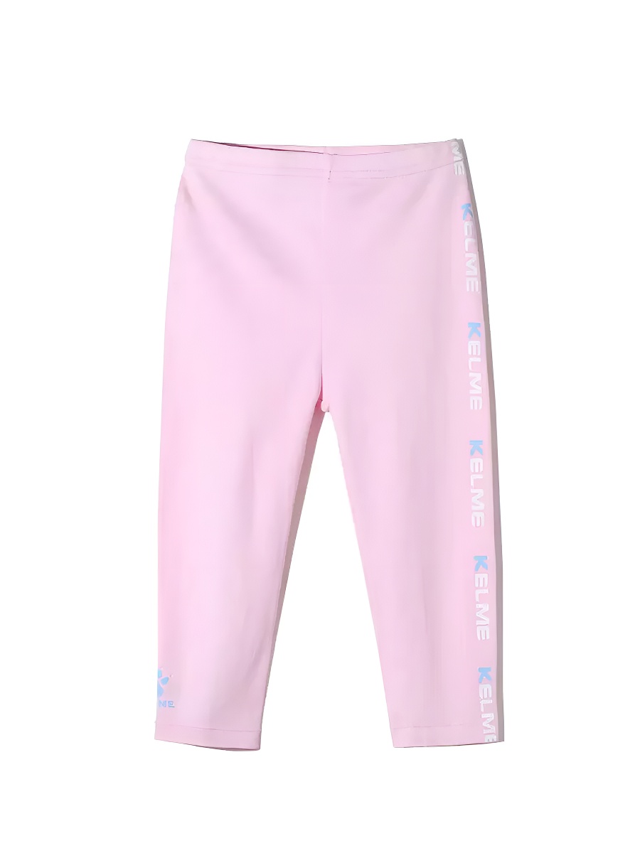 Детские бриджи KELME Girl's Knitted Cropped Trousers Pink