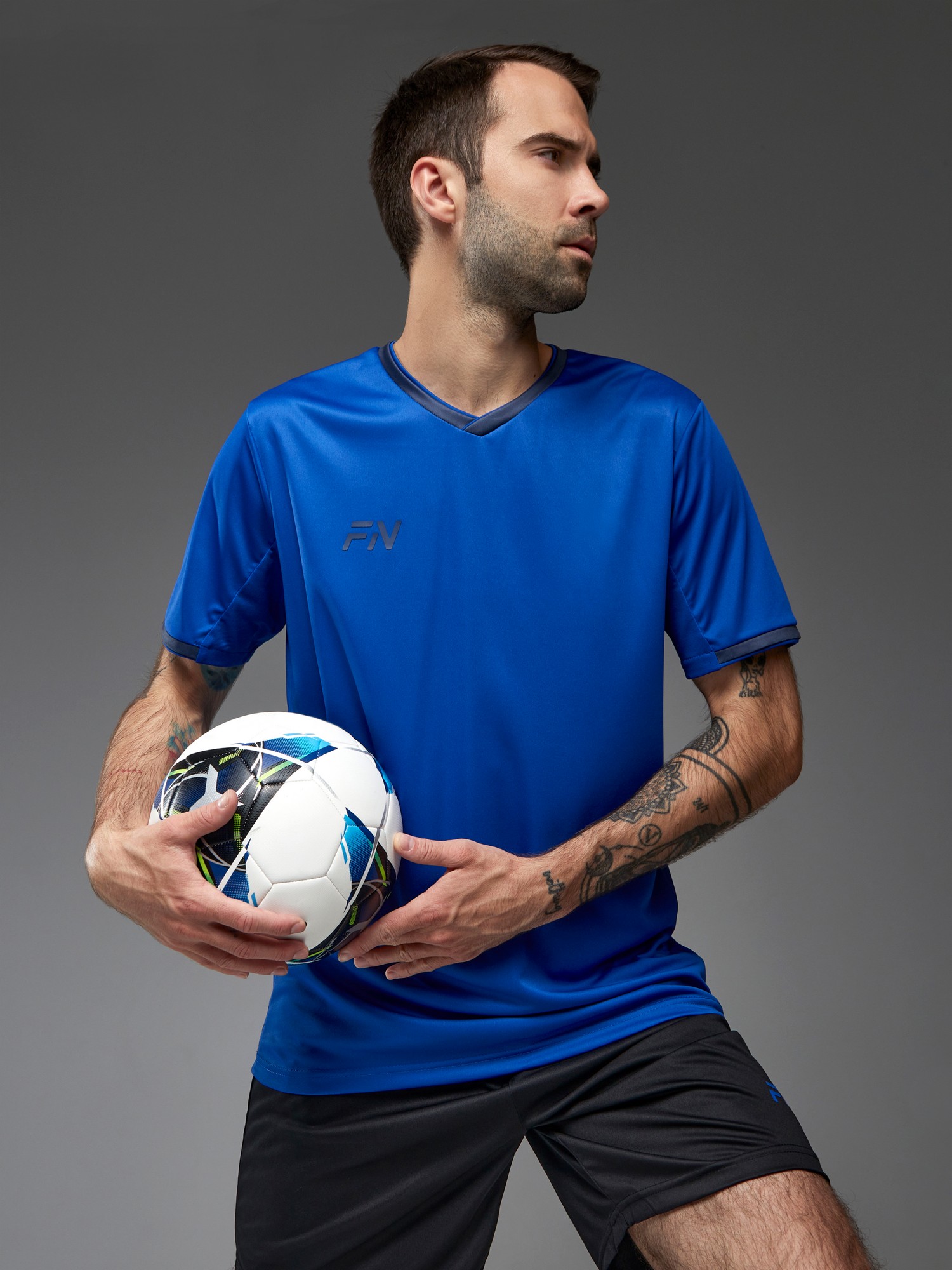 Футбольная форма FN Football Set (Blue/Black)