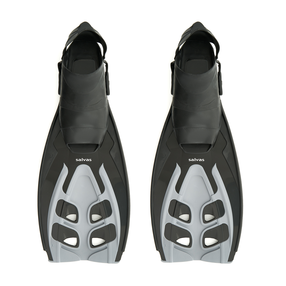 Ласты для плав. Salvas Tonic Dive, BA190LXNNSTS,TPR и Technoflex, р. L/XL, чёрный