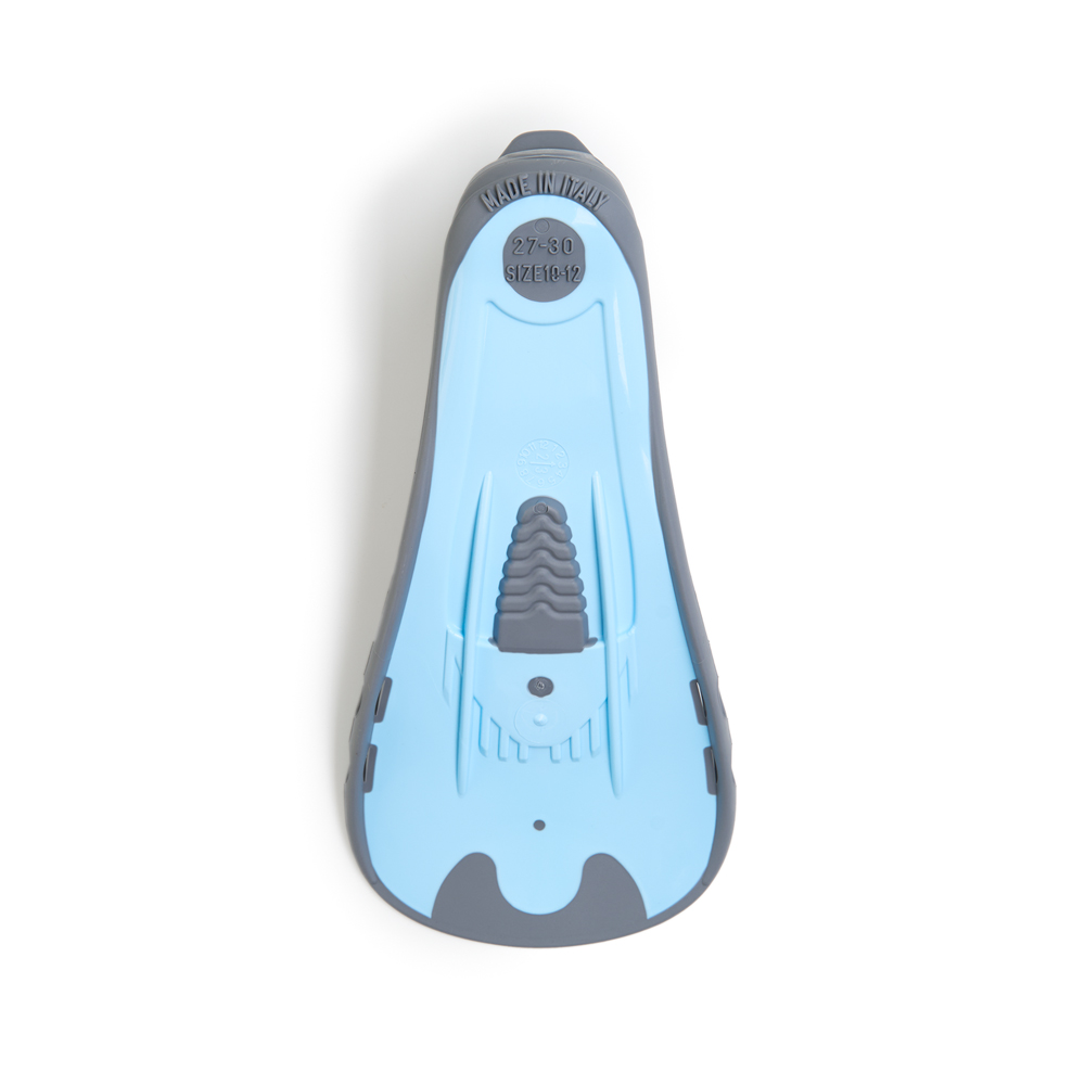 Ласты для бассейна Salvas F5 Fin, BA19127QSSTS,TPR и Technoflex, р.27-30, cеро-голубой