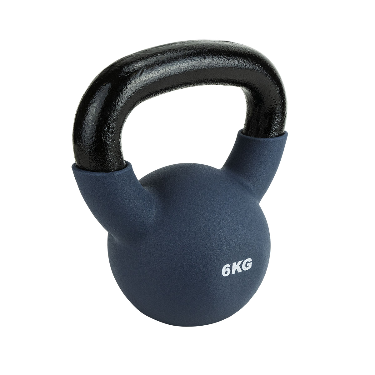 Гиря TORRES 6 кг, PL55226, чугун в неопреновой оболочке, серый