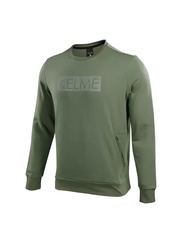 Свитшот KELME Men's Round Neck Sweater Dark Green