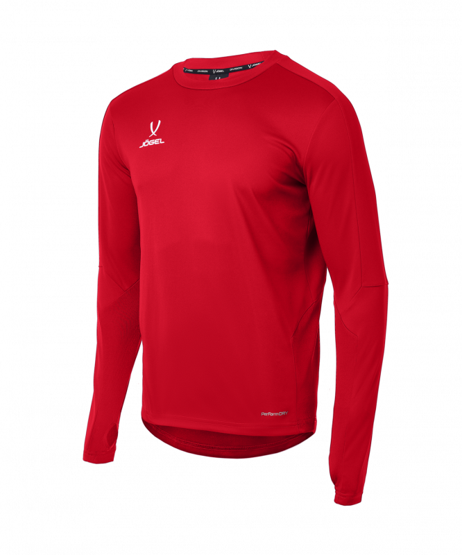 Джемпер тренировочный JOGEL DIVISION PerFormDRY Pro Training Top, красный, размер L