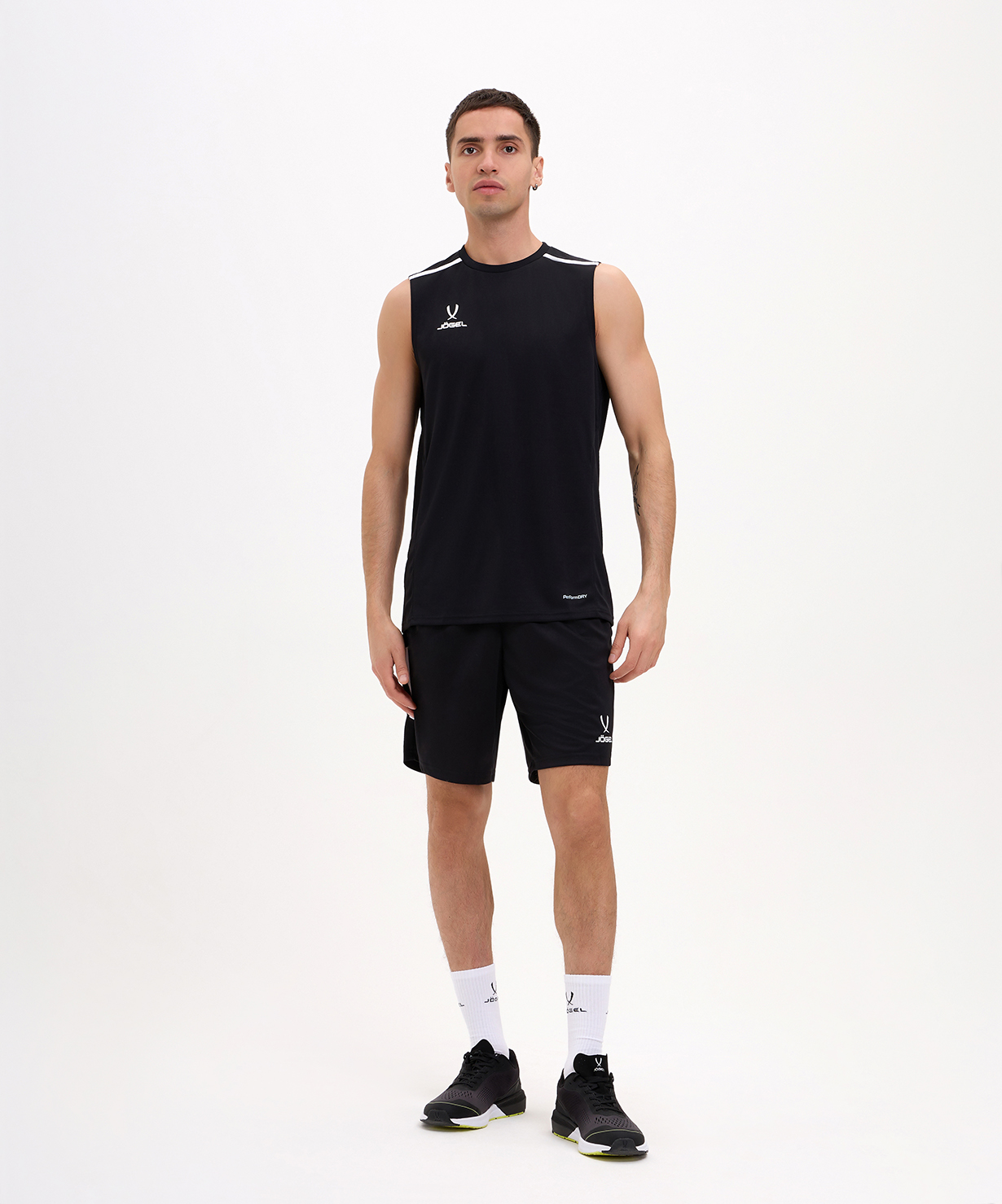 Майка тренировочная JOGEL DIVISION PerFormDRY Training Sleeveless, черный, размер L