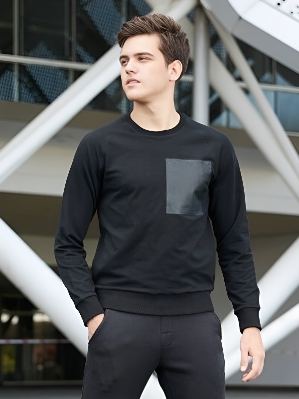 Свитшот KELME Men's Round Neck Sweater Black