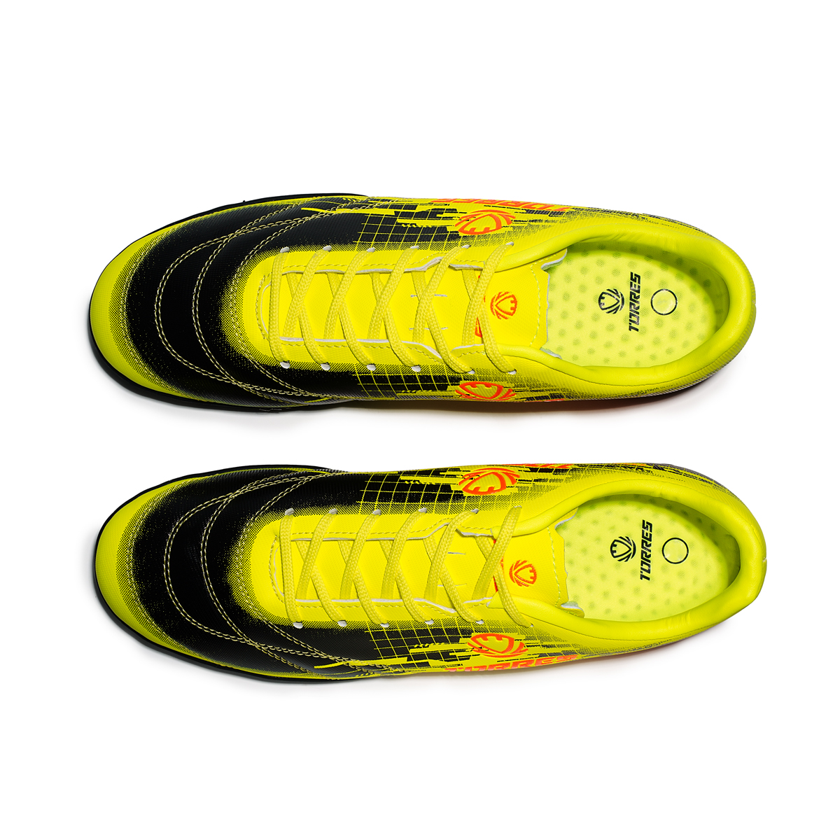 Бутсы футб.(многошиповки) TORRES COPA-J подр. TS234237-614-37, р.37, резина,ПУ,текстиль, чёрно-жёлт.