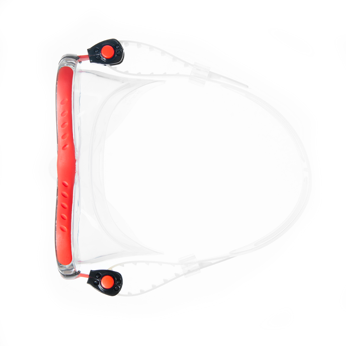 Маска для плав. Salvas Phoenix Mask, CA520S2RYSTH, зак.стекло, силикон, р.Senior, сереб/красн