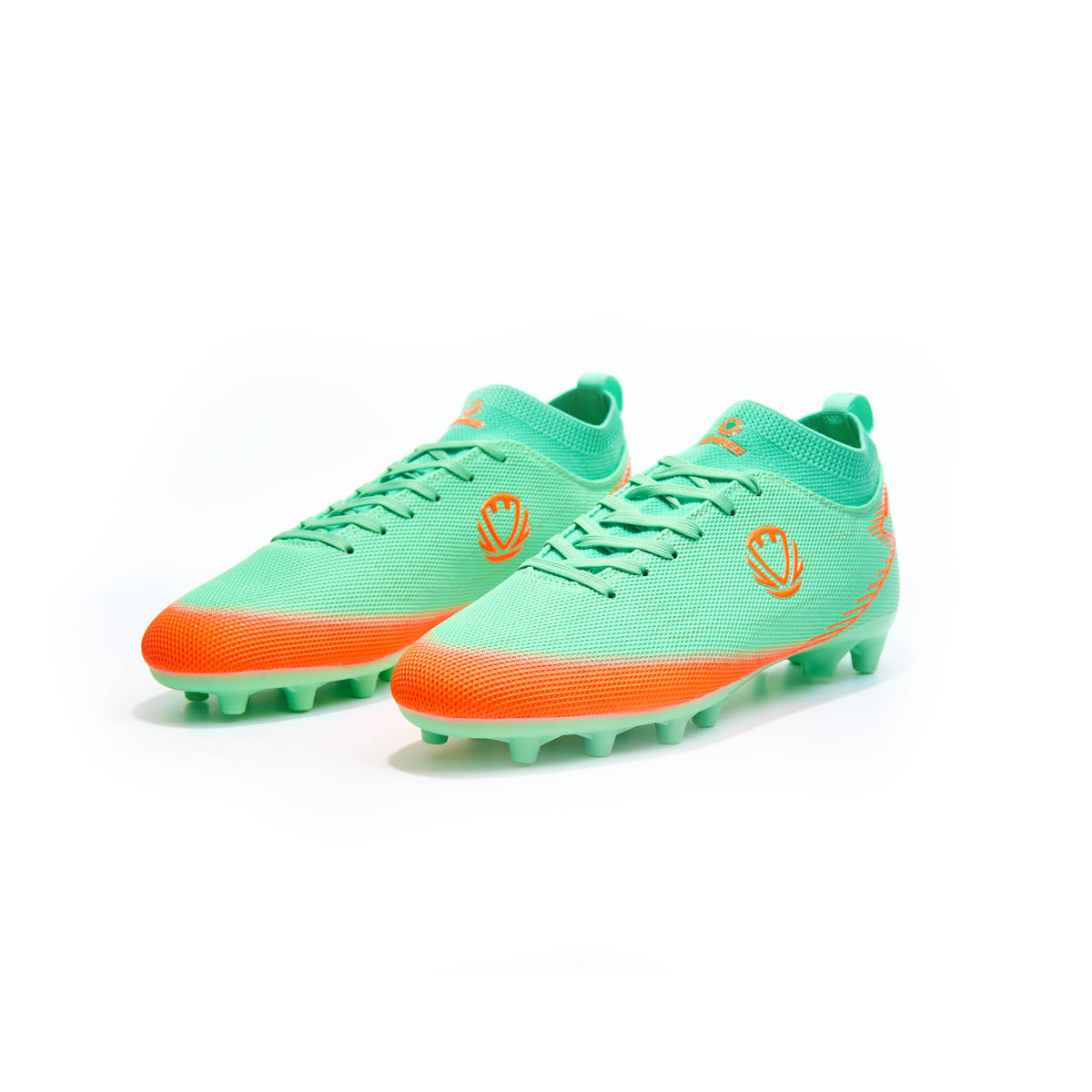 Бутсы футбольные TORRES GARRA, TS35824950-39, р.39, с носком, ПУ, текстиль, мятный