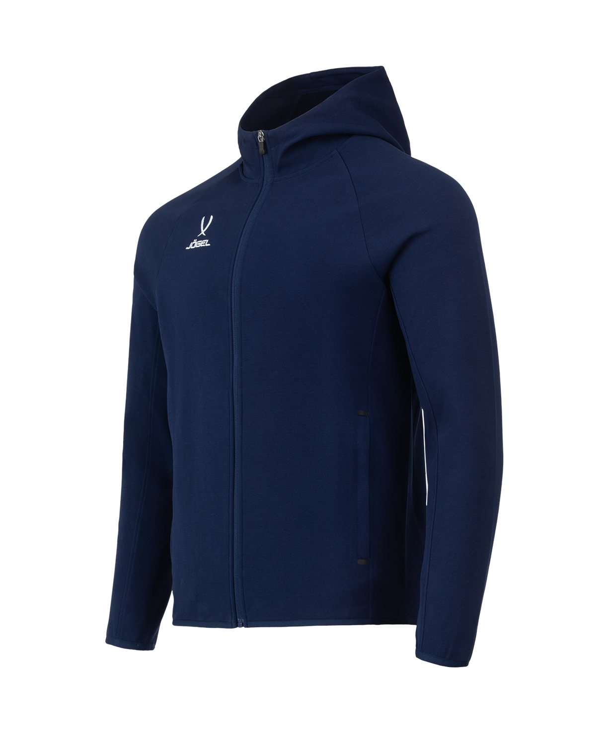 Худи на молнии JOGEL ESSENTIAL Athlete Hooded FZ Jacket, темно-синий
