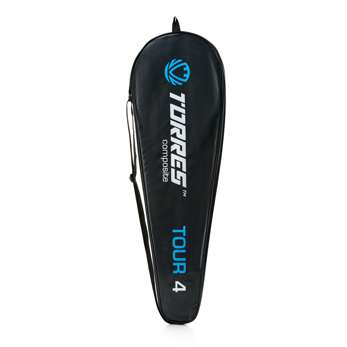 Ракетка бадм. TORRES Tour 4, BD23501,для любит,стерж из карбона,алюм.обод,со струнами, синий