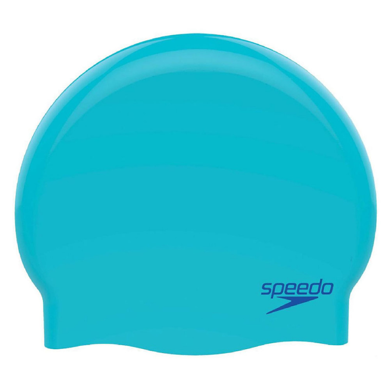 Шапочка для плав. дет. SPEEDO Molded Silicone Cap Jr, 8-709908420, ГОЛУБОЙ, силикон
