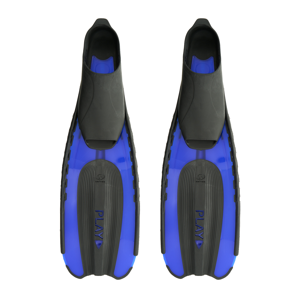 Ласты для плав. Salvas Play Fin, BA12844BBSTS,TPR и Technoflex, р.44-45, синий