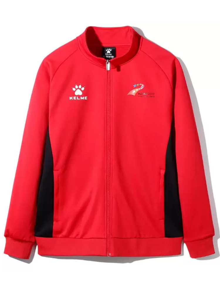 Олимпийка KELME Men's Knitted Training Jacket Red