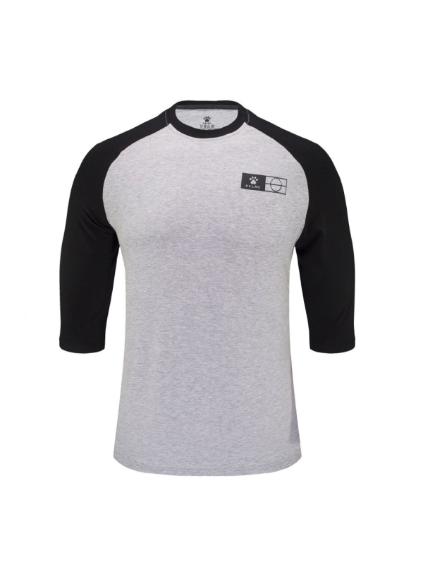 Футболка KELME Men's 3/4 Sleeve T-Shirt (Grey/Black)
