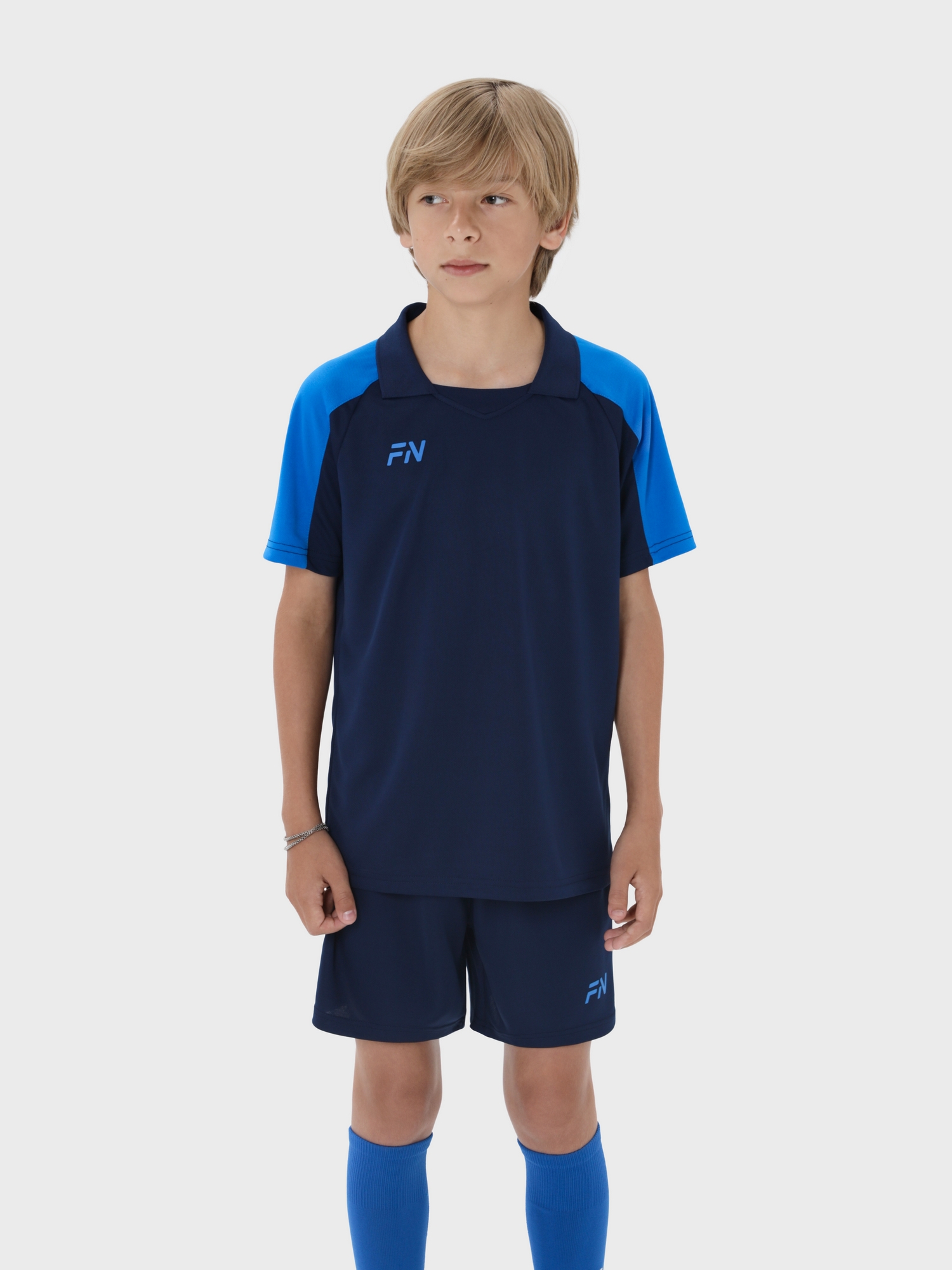 Детская футбольная форма FN Phantom Kid (Dark Blue/Blue)
