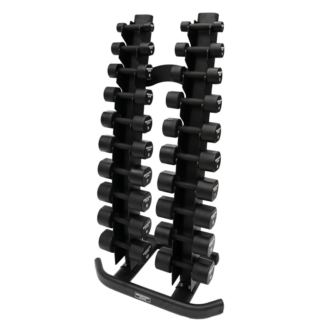 Стойка для гантелей вертикальная (10 пар) BRONZE GYM BR-1032